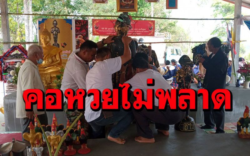 แน่นวัด! ปชช.ร่วมแห่'ไอ้ไข่'วัดศรีทรงธรรม คอหวยไม่พลาดส่องเลขหางประทัด-ทะเบียนรถ