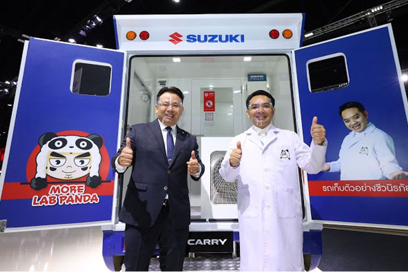 'ซูซูกิ’ ผนึกกำลัง ‘หมอแล็บแพนด้า’ นำรถ SUZUKI CARRY Biosafety Mobile Unit  ออกตรวจเชิงรุกโควิด-19 ฟรี!!