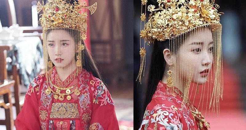 ส่อง! ความงามห้านางเอกจีน สวย สง่า ร้อนแรงในชุดแดงเพลิง!
