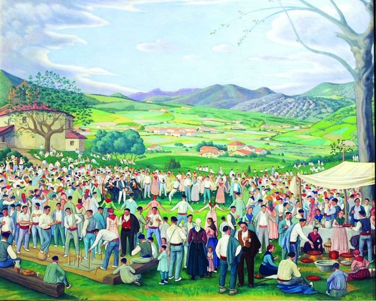 แหวกฟ้าหาฝัน : Jose Arrue y Valle  in Bilbao Fine Arts Museum