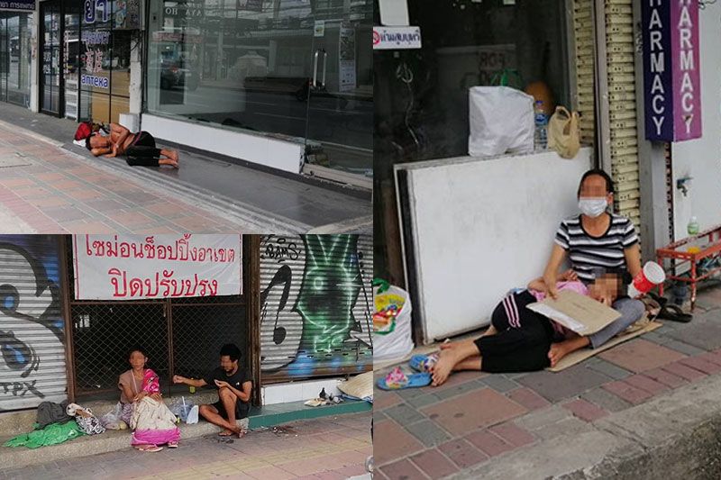 ต่างด้าวอุ้มลูกขอทาน เร่ร่อนเกลื่อนเมืองพัทยา ผวาเจอนั่งเสพยาข้างทาง