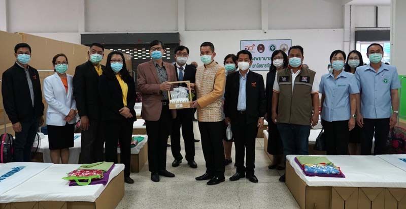 ‘รมว.อว.’ ตรวจเยี่ยม รพ.สนามมหาวิทยาลัยราชภัฏราชนครินทร์ รพ.แห่งที่ 2 ในจังหวัดฉะเชิงเทรา พร้อมรับผู้ป่วยโควิด-19