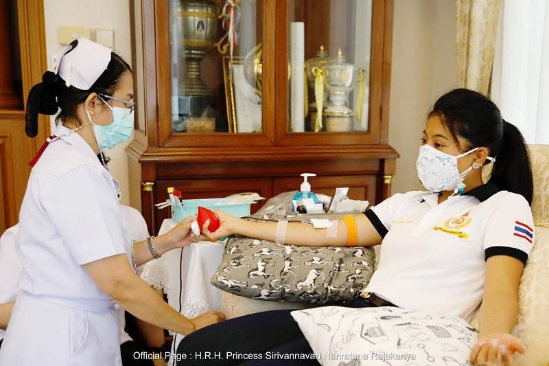 'เจ้าฟ้าสิริวัณณวรีฯ' ทรงบริจาคพระโลหิต สภากาชาดไทย เพื่อใช้รักษาผู้ป่วยในยามโลหิตขาดแคลน