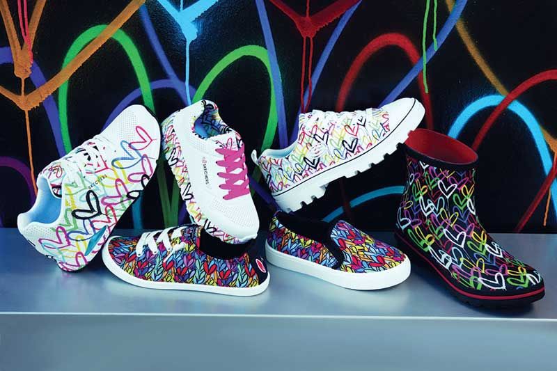 SKECHERS x JGoldcrown คอลเลคชั่นล่าสุด รังสรรค์งานกราฟิตี้ ‘เลิฟ วอลล์’ สู่สตรีทแฟชั่น