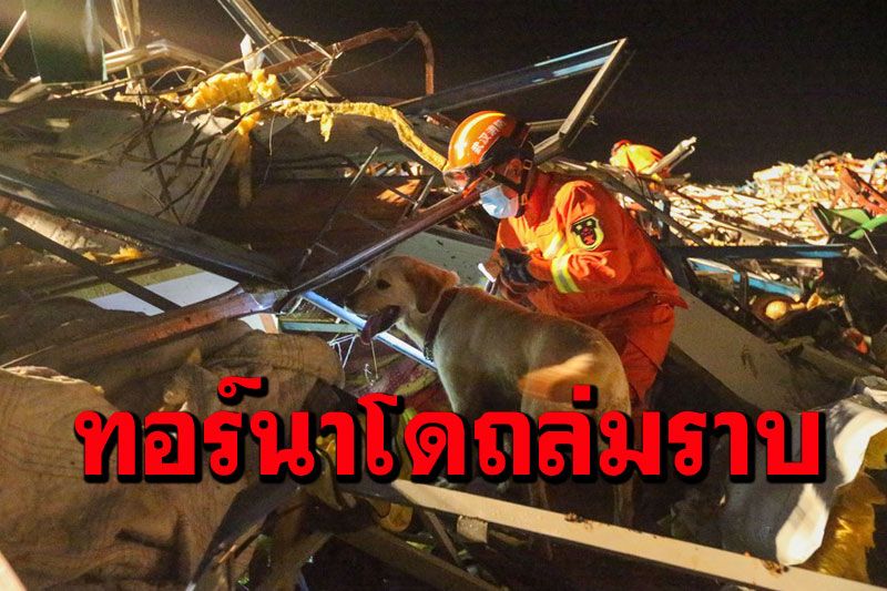 'ทอร์นาโด'ถล่ม‘อู่ฮั่น’ราบ ดับ6รายเจ็บ218ราย