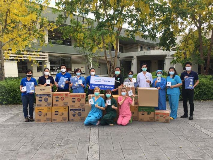 เป๊ปซี่โค ประเทศไทย ผนึกกำลัง ซันโทรี่ เป๊ปซี่โค  ฝ่าวิกฤติโควิด-19ช่วยเหลือ 59 โรงพยาบาลสนาม ใน 16 จังหวัด