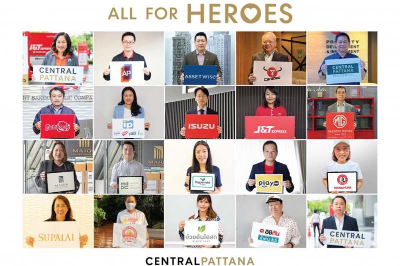 กลุ่มเซ็นทรัลเดินหน้าส่งพลังบวก ‘ALL FOR HEROES’  จับมือพันธมิตรมอบสิ่งของจำเป็นให้บุคลากรทางการแพทย์