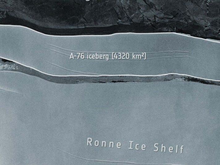 Science Update : ภูเขาน้ำแข็งยักษ์แตกออกจากแอนตาร์กติกา