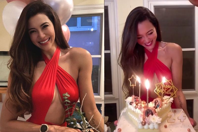 42ยังแจ๋ว! 'โย ยศวดี'ฉลองวันเกิดเล็กๆ สวมชุดแดงโชว์หุ่นฮอต