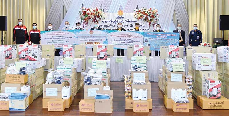 ‘รวมน้ำใจ กมธ.อววน. วุฒิสภา’  ช่วยเหลือผู้ประสบภัยโควิด-19