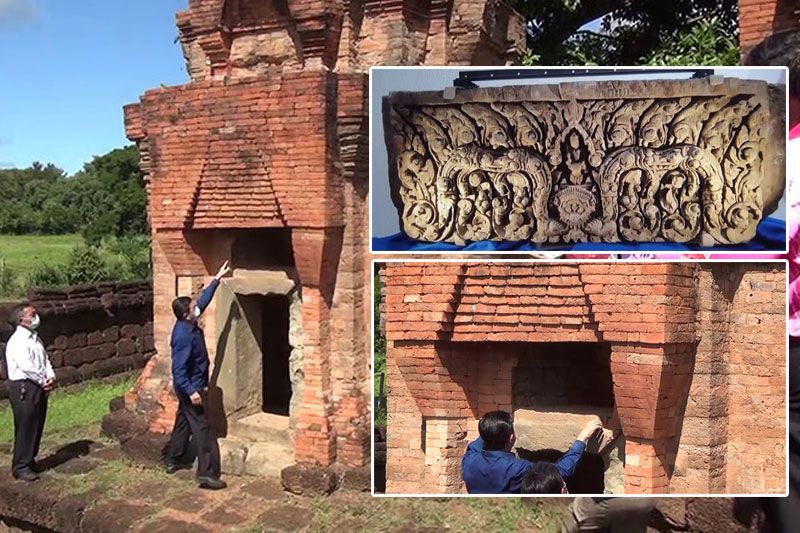 นายก ทต.โนนดินแดง เตรียมหารือกรมศิลป์ ขอทับหลังกลับคืนปราสาทหนองหงส์
