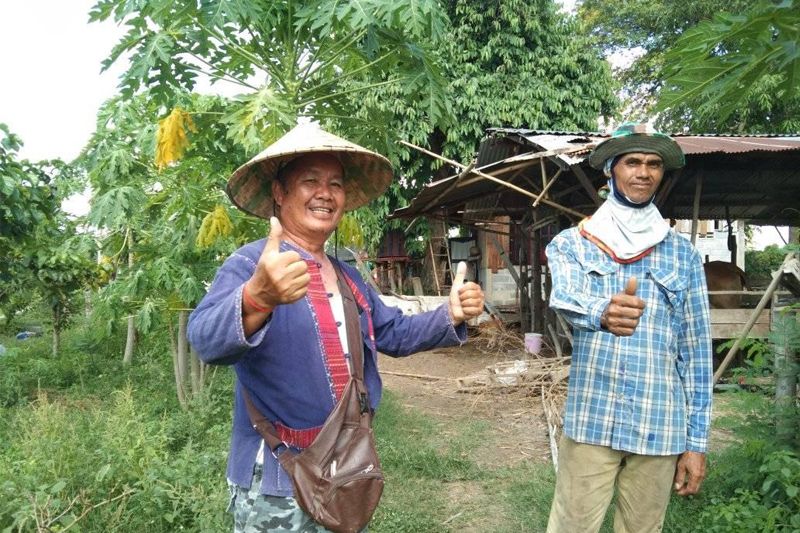 เยี่ยมชมศูนย์เครือข่าย ศพก. ‘สู่ทุ่งนาข้าวส้มโฮง’ ต้นแบบแปลงเกษตรทฤษฎีใหม่