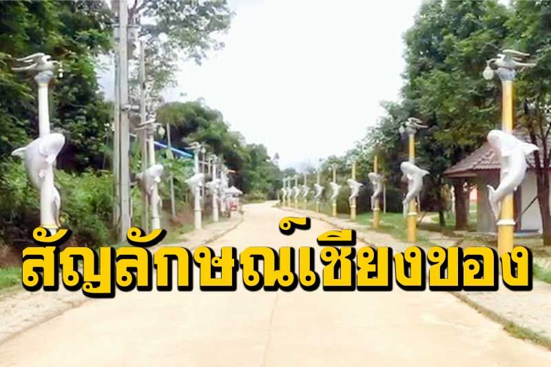 เสาไฟปลาบึก 22 ต้น 1.4 ล้านมีจริง ชาวบ้านเผยเป็นสัญลักษณ์เชียงของ