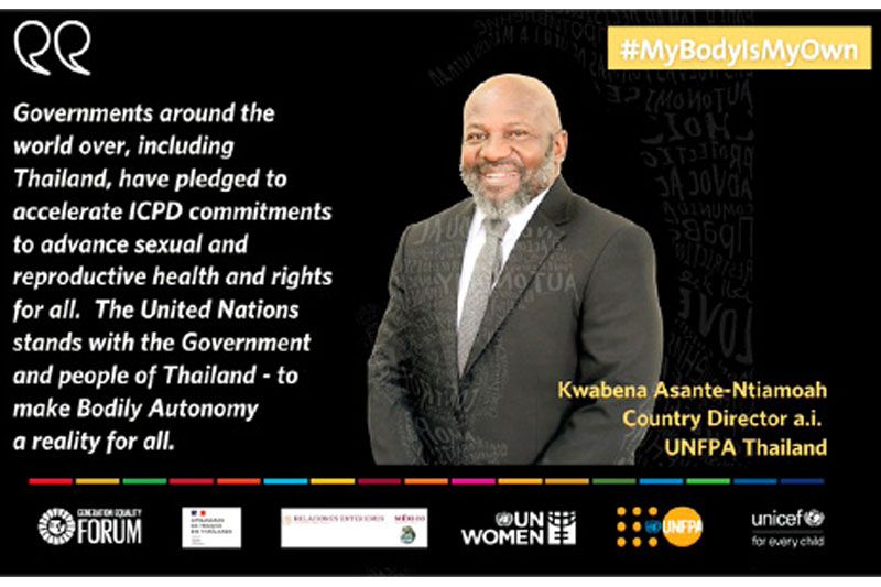 UNFPA เปิดรายงาน ‘ร่างกายเป็นของฉัน’  เผยอิสระการกำหนดทางเลือกร่างกาย  เป็นสิทธิขั้นพื้นฐานของผู้หญิงและเด็กหญิงทั่วโลก