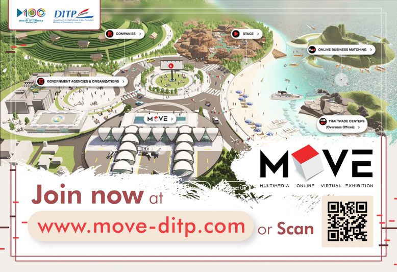 DITP ต่อยอดความสำเร็จงานแสดงสินค้าและบริการด้านภาพยนตร์ออนไลน์MOVE 2021