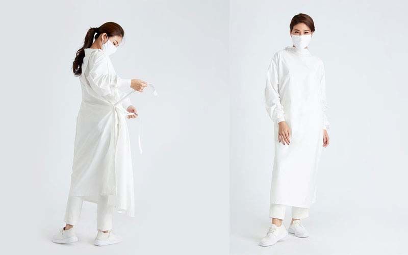 นวัตกรรมชุด PPE สร้าง HYGIENIC SOCIETY  บูติคนิวซิตี้พัฒนาเสื้อคลุมกันนํ้าแบบใช้ซํ้าเพื่อบุคลากรทางการแพทย์