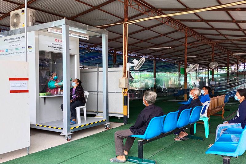 SCG เดินหน้ามอบ ‘ห้องปลอดเชื้อความดันอากาศบวก’ รุกกลุ่มคลัสเตอร์ ยกระดับความปลอดภัย