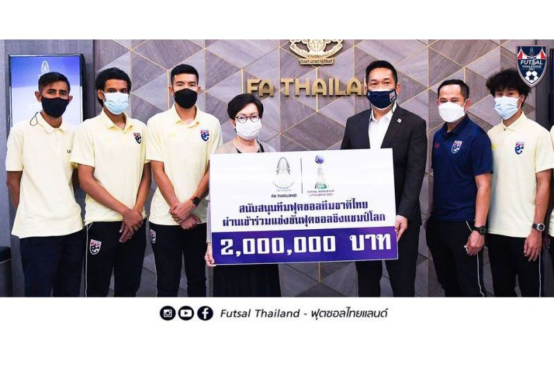 ฟุตซอลทีมชาติไทยรับอัดฉีด2ล้านบาท
