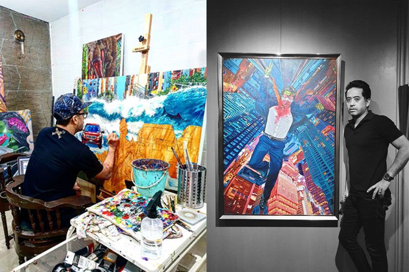 'ปาล์ม instinct'พักไมค์สวมวิญญาณอาร์ต จัดนิทรรศการศิลปะ'การเผชิญหน้ากับความตาย'