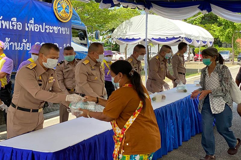 ทร.จัดกิจกรรม ‘กองทัพเรือ เพื่อประชาชน ร่วมใจต้านภัย COVID – 19’ ถวายเป็นพระราชกุศล