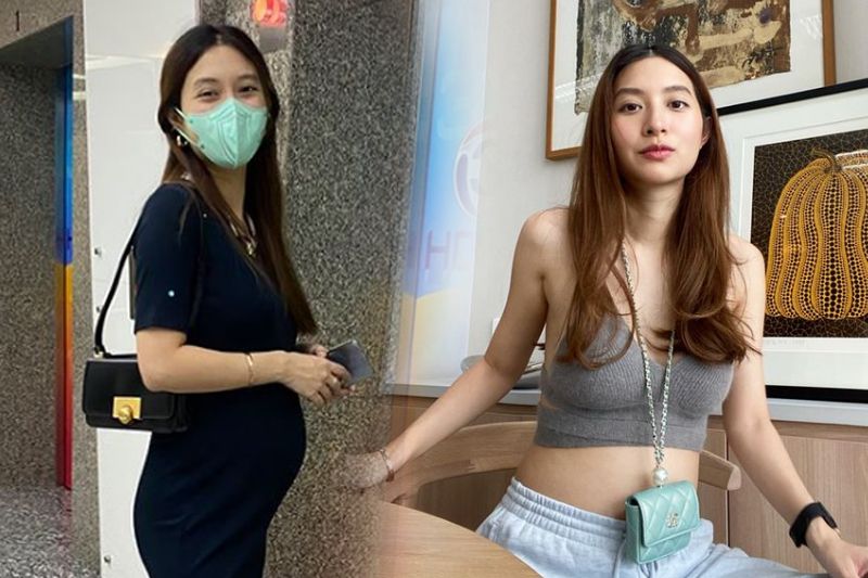 น่ารักมาก! 'มิว นิษฐา'อุ้มท้อง7เดือน มารับเช็คที่ช่อง3 ก่อนหมดอายุ