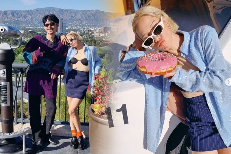 'พลอย หอวัง'อวดความหวานกับแฟนหนุ่ม บินลัดฟ้าเที่ยวสหรัฐฯ