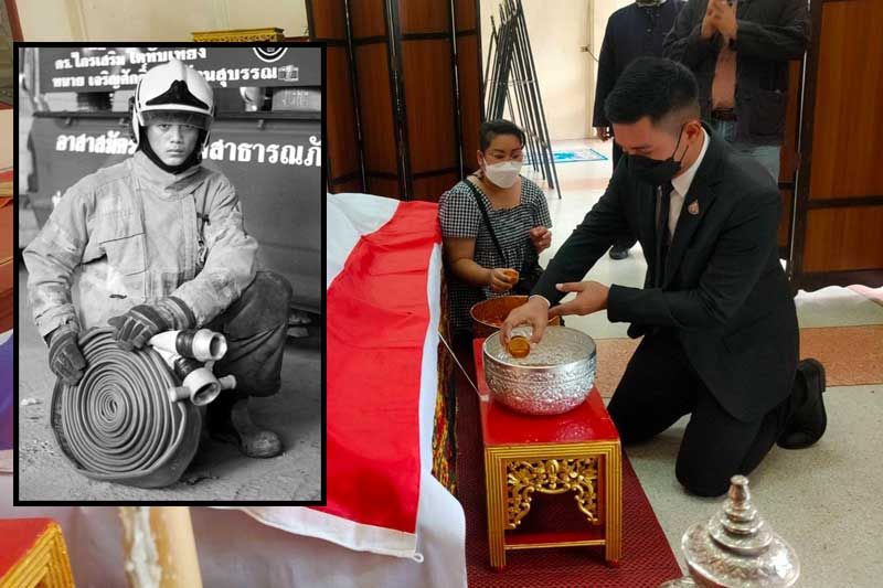 'พิชญตม์ แก้วสกุณี' ดาราช่อง 7 ร่วมเคารพศพวีรบุรุษผู้กล้า 'น้องพอส'