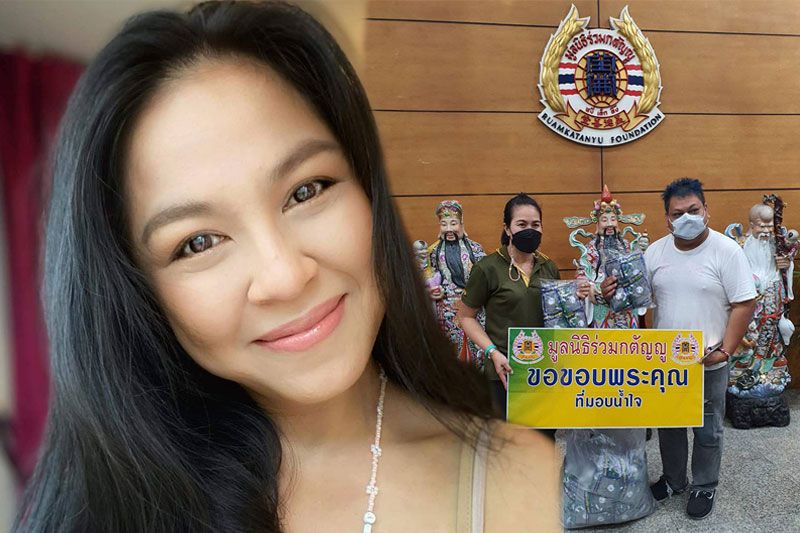 คนสวยใจบุญ 'จอย ศิริลักษณ์'มอบหน้ากากป้องกันกลิ่นสารเคมี