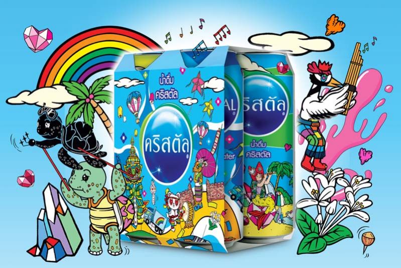 ‘คริสตัล แคน’ น้ำดื่มบรรจุกระป๋อง  บรรจุภัณฑ์ที่เป็นมิตรต่อสิ่งแวดล้อม