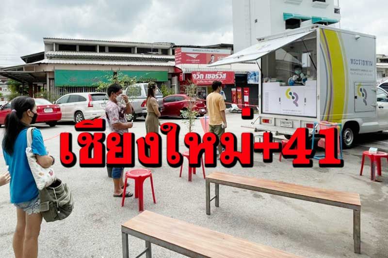 เชียงใหม่ติดโควิดเพิ่ม 41 ราย เจอคลัสเตอร์ใหม่‘บ้านแม่สาใหม่’