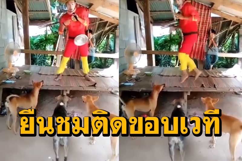 (คลิป) วงการหมอลำเริ่มครึกครื้น! เหล่าแม่ยกกระดิกหาง ยืนชมติดขอบเวที