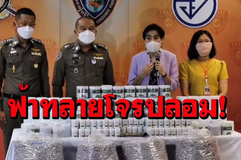 ‘ปคบ.-อย.’บุกกรุงเก่า ทลายโรงงานผลิตยาฟ้าทะลายโจรปลอม ขยายผลจับกุมแม่ลูกตัวการ