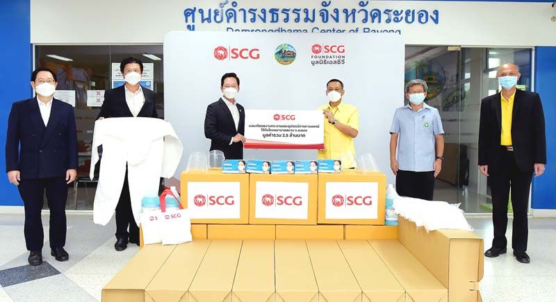 เอสซีจี เคมิคอลส์ ร่วมฝ่าวิกฤตโควิด-19  เร่งสนับสนุนโรงพยาบาลสนาม จ.ระยอง