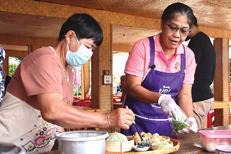 บ้านวังส้มซ่า จ.พิษณุโลก ชวนชิม  ข้าวห่อใบบัวรสเด็ดเมนูเพื่อสุขภาพ