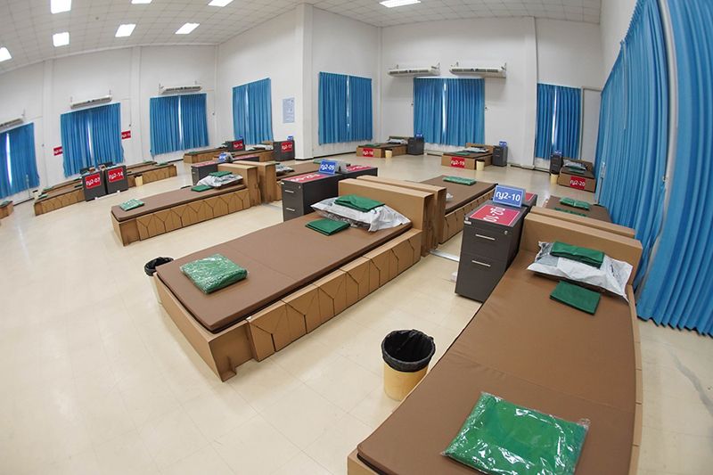 ม.รามฯ เปิดศูนย์พักคอยสำหรับผู้ป่วยโควิด-19 'ซีพี-รามคำแหง-นพรัตนราชธานี'