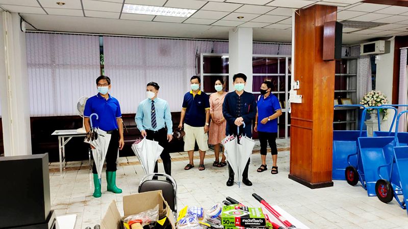 สพม.ตาก เยี่ยมและให้กำลังใจโรงเรียนน้ำท่วม