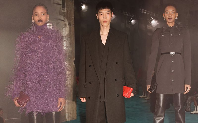 THE STRUCTURE CLUTCH กระเป๋าหนังสานซิกเนเจอร์ส่งตรงจากรันเวย์