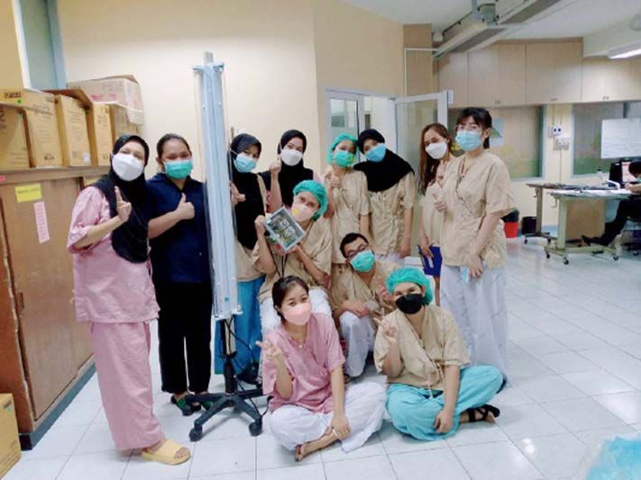 มรภ.สงขลา พัฒนาชุดฆ่าเชื้อ COVID-19  ต้นทุนต่ำ  มอบให้โรงพยาบาล ช่วยเหลือบุคลากรทางการแพทย์