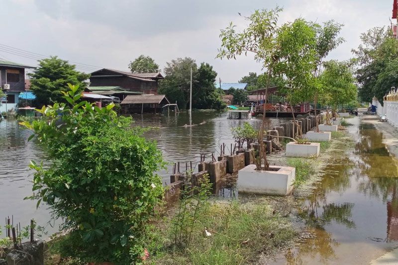‘เขื่อน’ไม่แตก!นายก ทม.บางบัวทองยัน‘วัดละหาร’ แค่น้ำในคลองเอ่อ ลั่นเอาอยู่