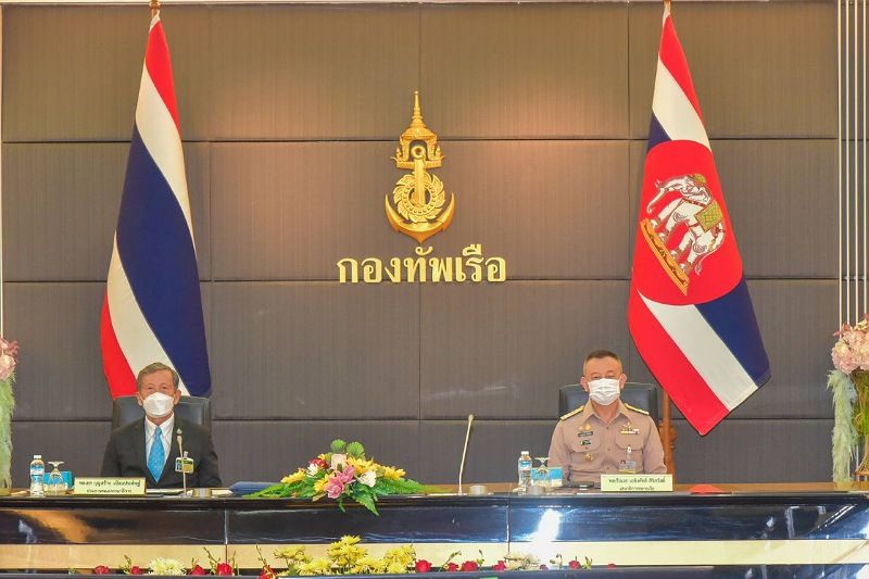 เสนาธิการ ทร. ต้อนรับ กมธ.ความมั่นคงวุฒิสภา พร้อมแลกเปลี่ยนความคิดเห็นพัฒนากองทัพ