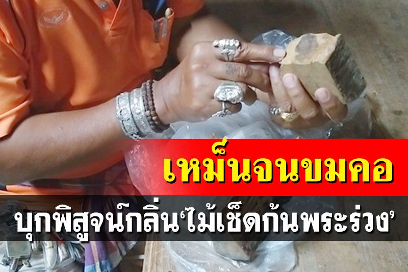 หาดมยาก! บุกพิสูจน์กลิ่น'ไม้เช็ดก้นพระร่วง'ผงะเหม็นจนขมคอสมคำร่ำลือจริงๆ