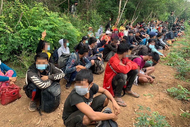 ตะลึง! จับ 120 หนุ่มสาวชาวเมียนมา ลอบข้ามชายแดนเข้าไทย จ่ายหัวละ 2 หมื่น