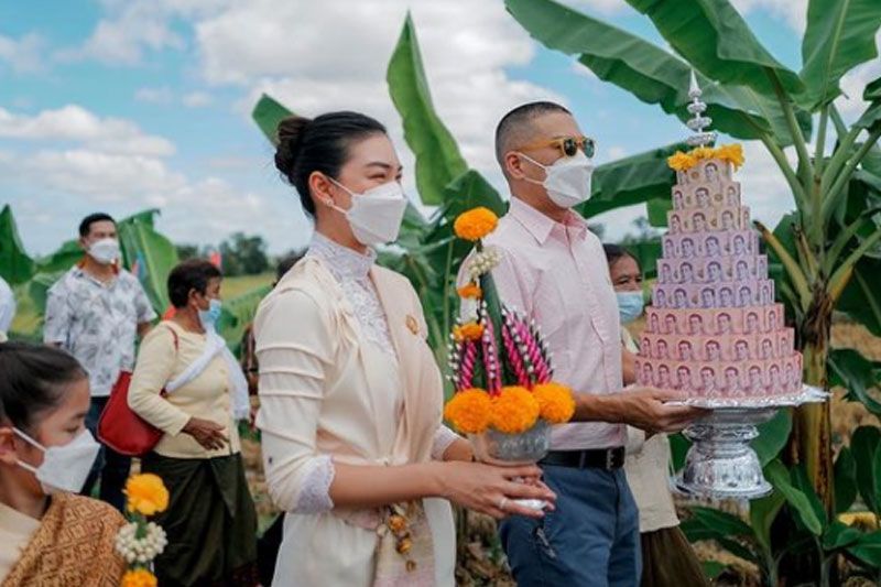 'แพนเค้ก-สารวัตรหมี'พร้อมครอบครัว ร่วมทอดกฐินรับบุญใหญ่