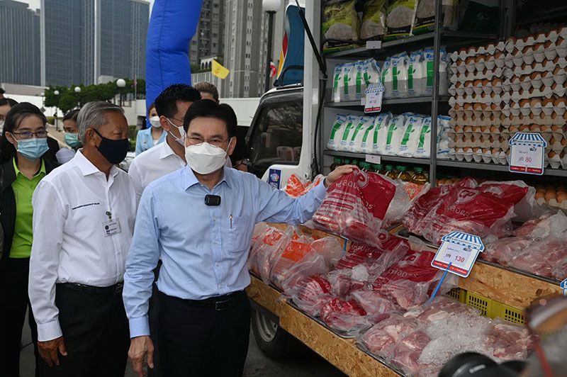 จัดรถโมบายขายหมูราคาถูก ช่วยประชาชนลดภาระค่าครองชีพ