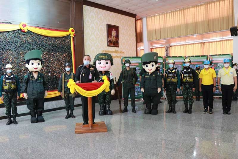 ‘มณฑลทหารบกที่ 38’เปิดค่ายต้อนรับสื่อมวลชนน่าน