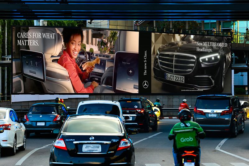 Silom Connected  สื่อโฆษณาใหม่ ใจกลางเมือง มาพร้อมจอ LED ขนาดใหญ่ 24 เมตร