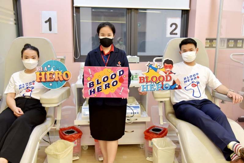 ศูนย์บริการโลหิตแห่งชาติ รวมพลัง Blood Hero  ฝ่าวิกฤตโรคระบาดโควิด19 ส่งต่อโลหิตให้ผู้ป่วย
