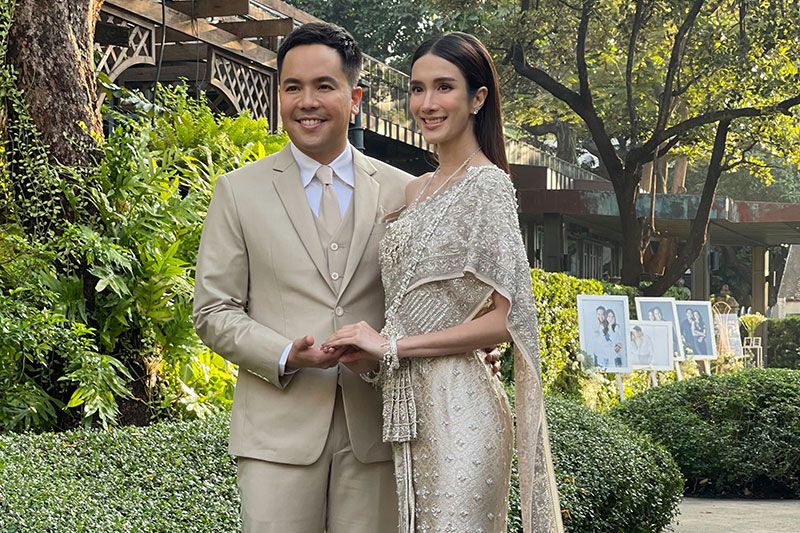 ชื่นมื่น'เนย ปภาดา'เข้าพิธีวิวาห์แล้ว