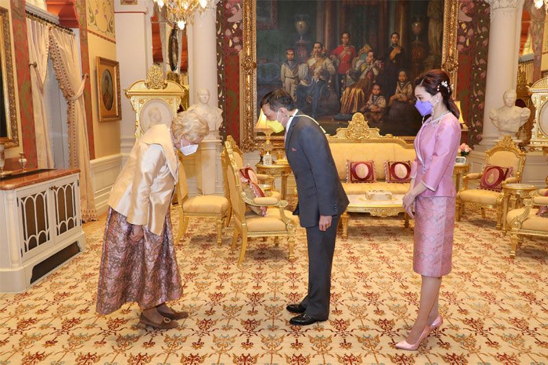 ในหลวง-พระราชินี พระราชทานพระบรมราชวโรกาสให้เอกอัครราชทูตสาธารณรัฐออสเตรียประจำประเทศไทยเฝ้าฯ
