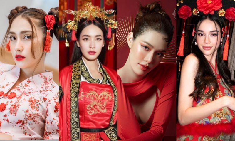 แฟชั่นสวยเริดน่ารัก รุ่นพี่-รุ่นน้อง 'มิสทีน ไทยแลนด์' ปังรับวันตรุษจีน